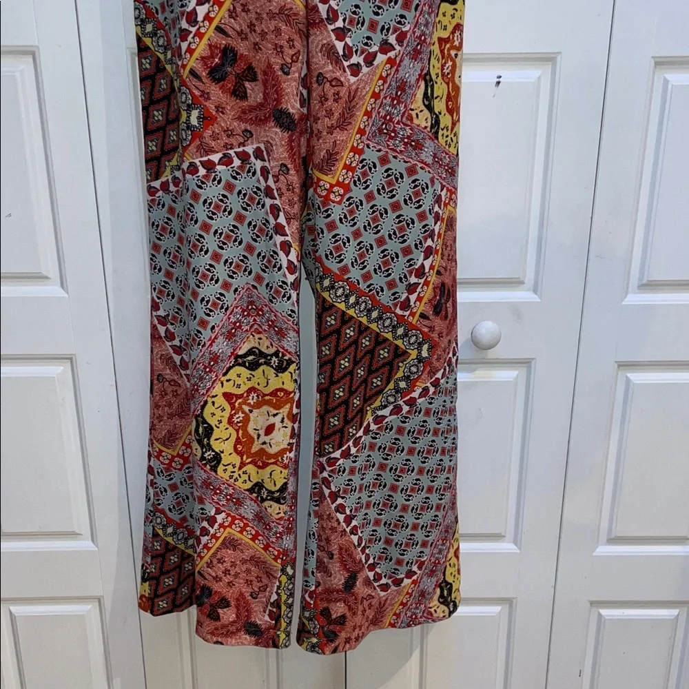 Harlyn by Anthropology Vibrant Patchwork Jumpsuit - Picture 4 of 12